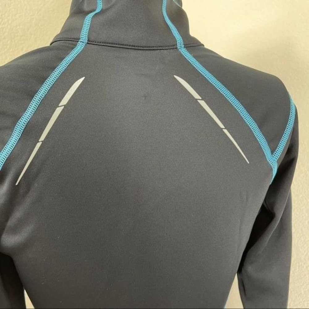 Columbia Titanium Black Omni-Wick Windefend 1/2 Zip Running Athletic Shirt XS - Picture 7 of 8